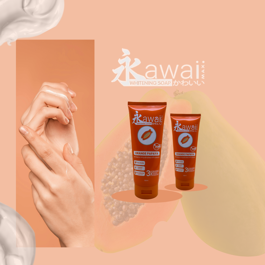 KAWAII MAX Whitening Lotion & Soap