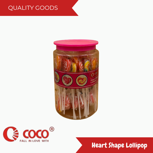 COCO Lollipop Jar – Assorted Flavors