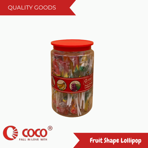 COCO Lollipop Jar – Assorted Flavors