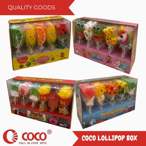 COCO Lollipop Box – Assorted Flavors