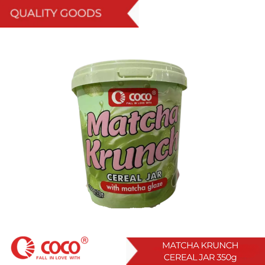 COCO BAR Matcha Krunch Cereal Bar 350g