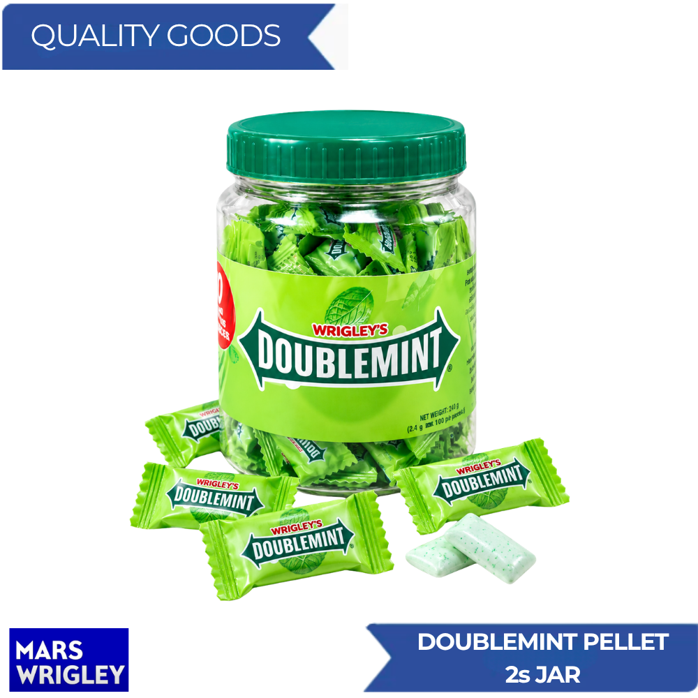 DOUBLEMINT PELLET 2s JAR (100pcs)