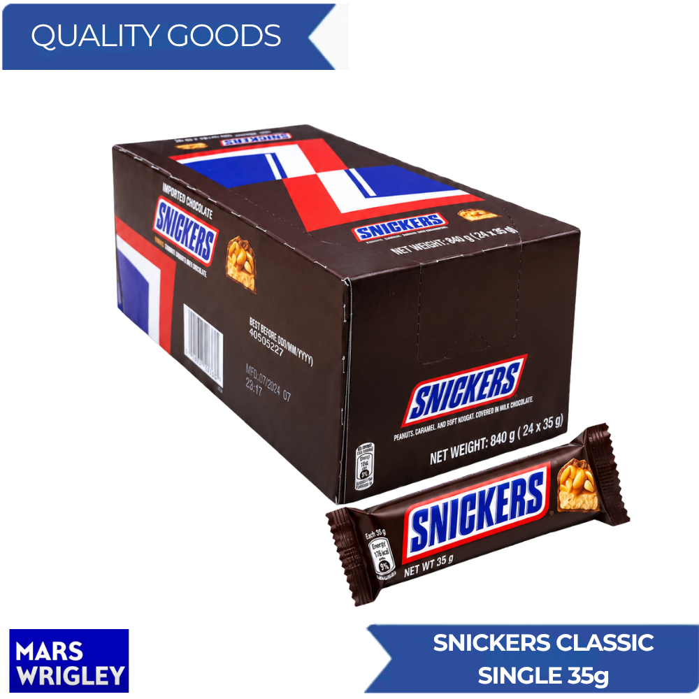 SNICKERS CLASSIC SINGLE 24's x 35g